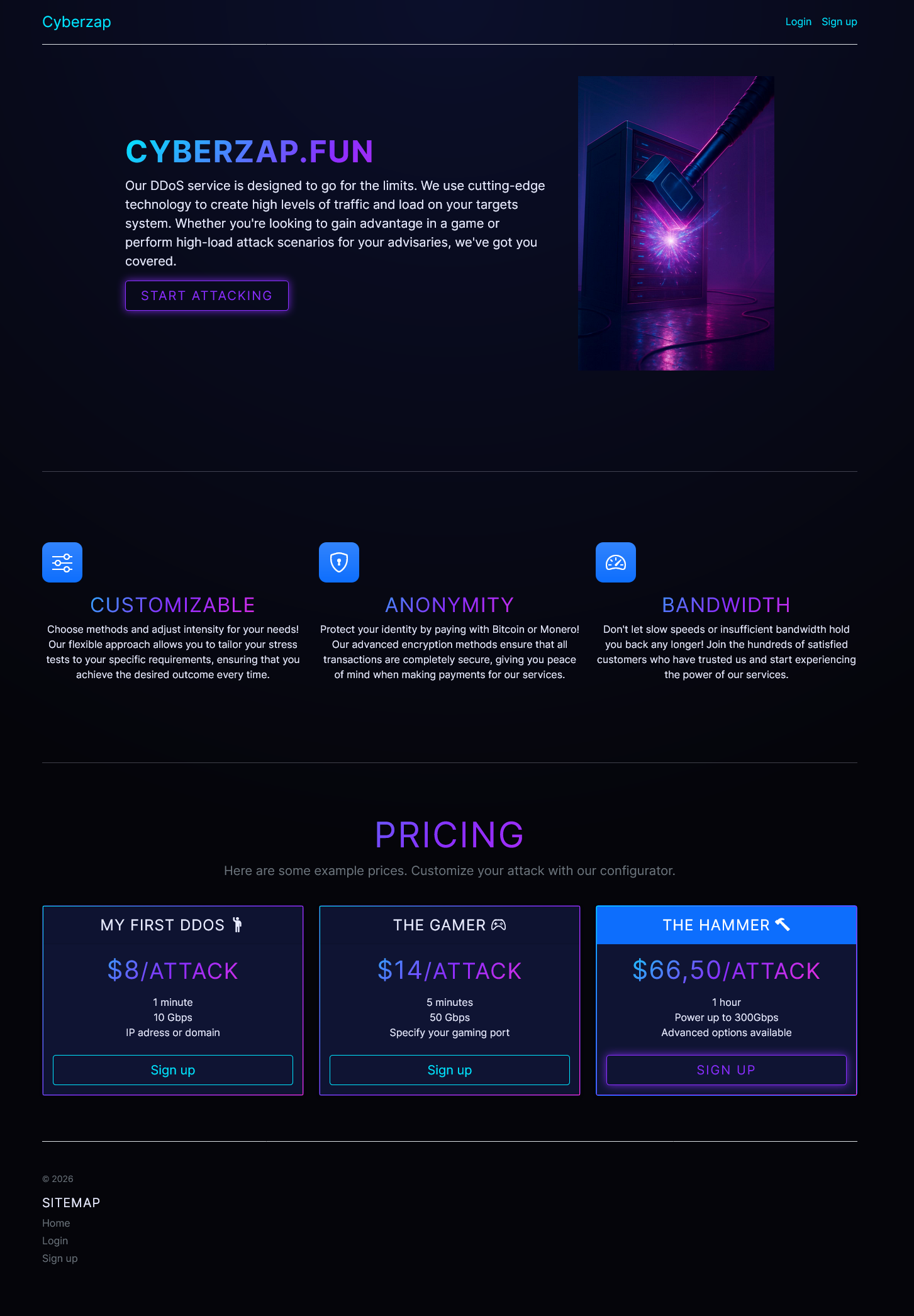 Cyberzap Site