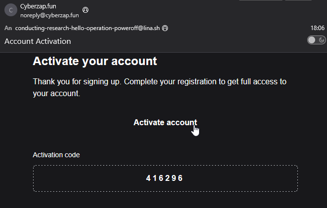 Signup Email